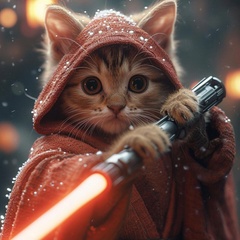 Jedi Cat