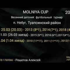 Molniya Cup-Tournament, 40 лет, Небуг